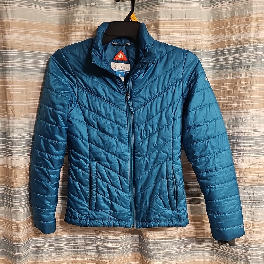 Columbia Women's Morning Light II Omni-Heat Insulated Jacket in Turquoise